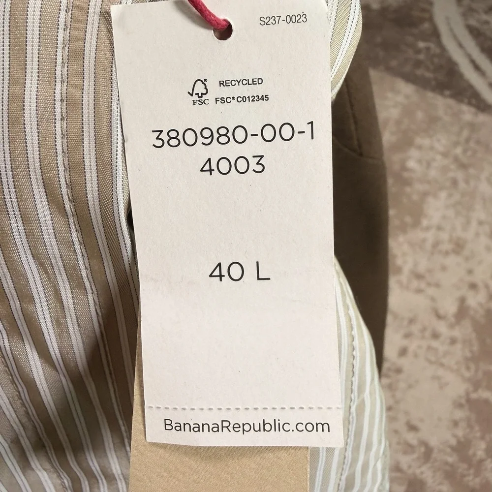Banana Republic Heritage Collection Blazer Mens 40L Brown Preppy Academia Jacket